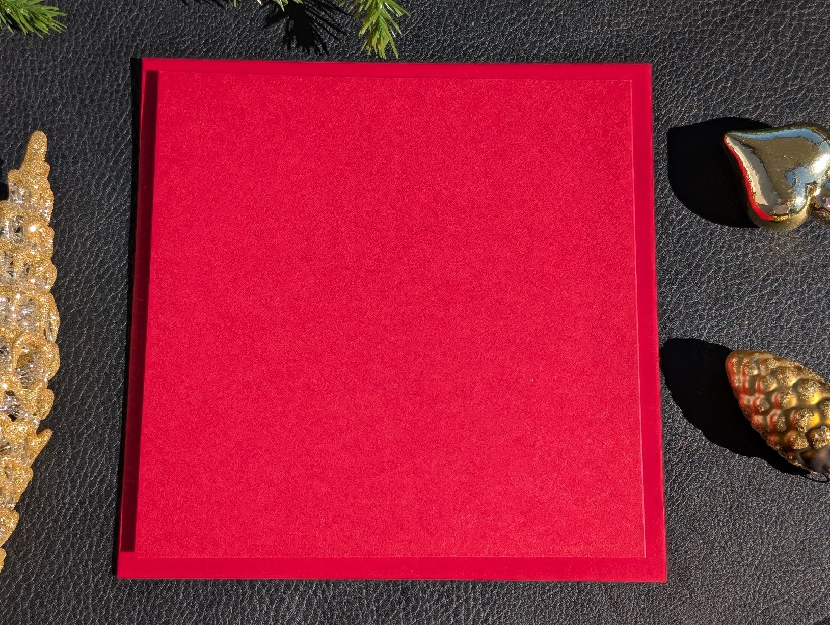 Karten: 2er Set Weihnachtsarten Handgemalt–Modern Stern & Tannenbaum – Neu und originalverpackt aus Winterthur von LaVieColor 6