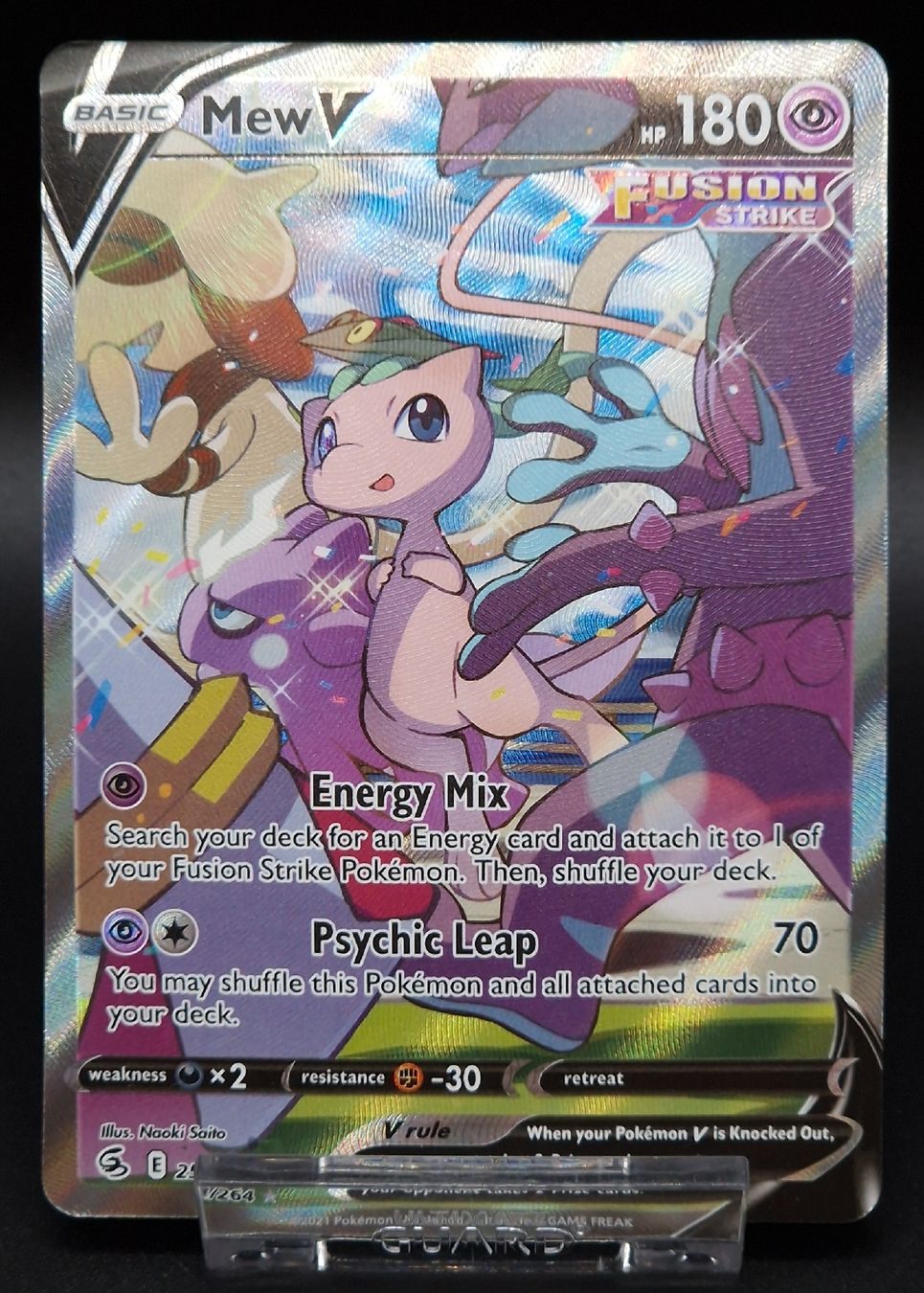 Mew V Alt Art | Fusion Strike | UR 251/264 | En 🇺🇸 | (Neu (gemäss ...