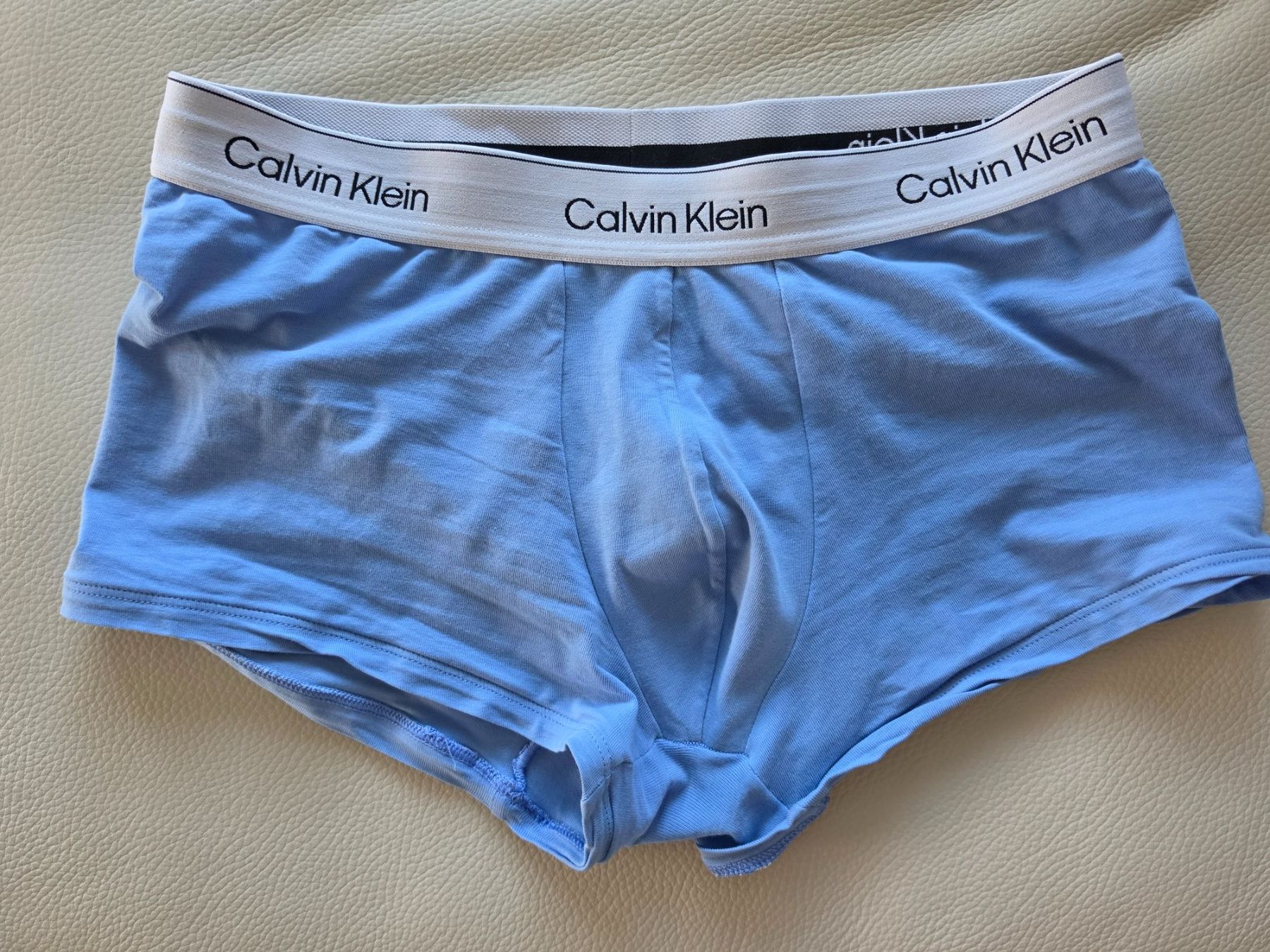 Calvin Klein Unterwäsche: Calvin Klein Unterhose blau Gr. M – Gebraucht aus Willisau von dor_xp9g
