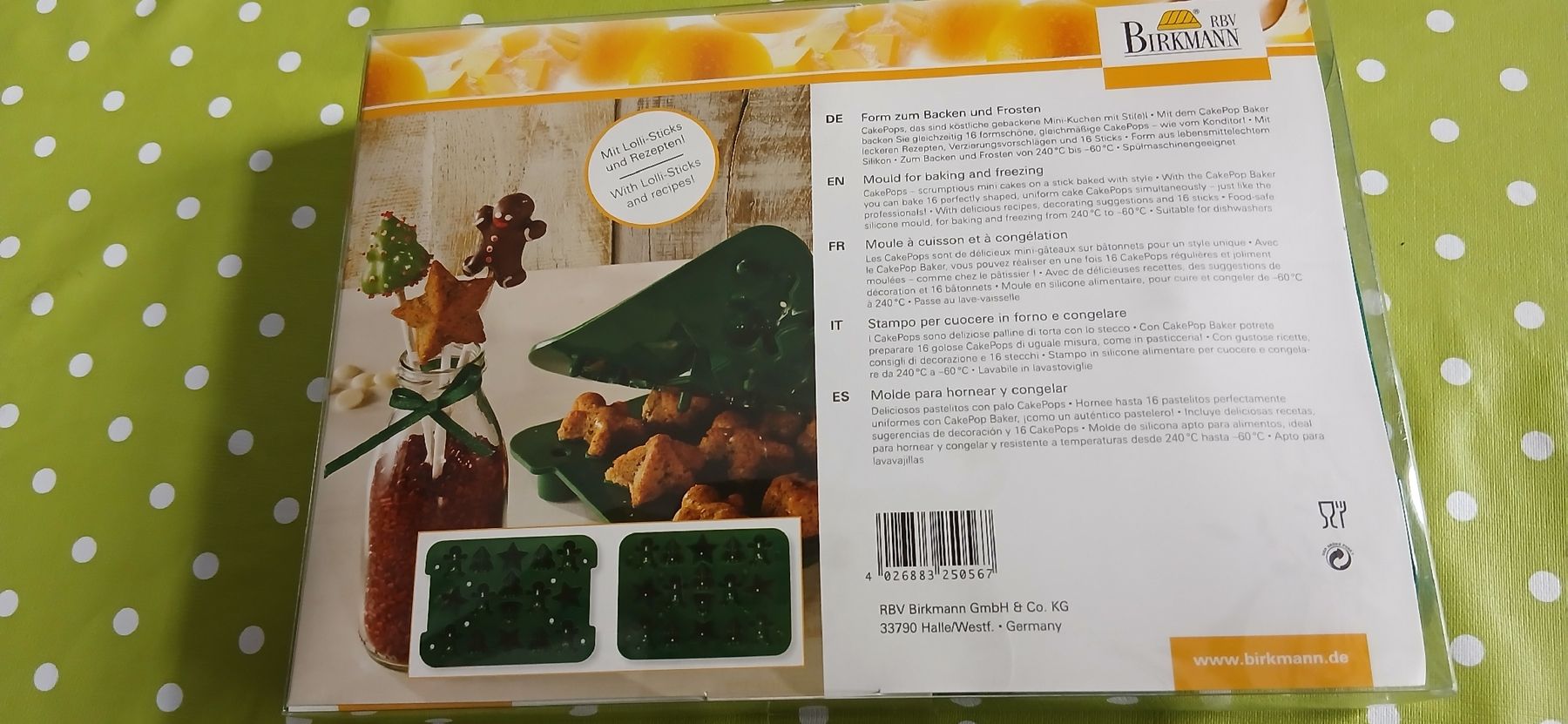 Teglie da forno: Birkmann CakePop Backform Set neu mit Rezepten – Nuovo e nell'imballaggio originale da Spreitenbach venduto da Luckylines 1