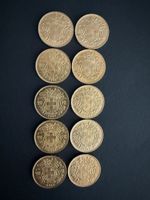 10 x 1947 Goldvreneli à CHF 20 Top Zustand Gold Vreneli