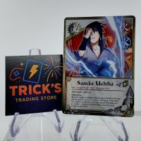 Naruto Bandai CCG Sasuke Uchiha Rare ENG