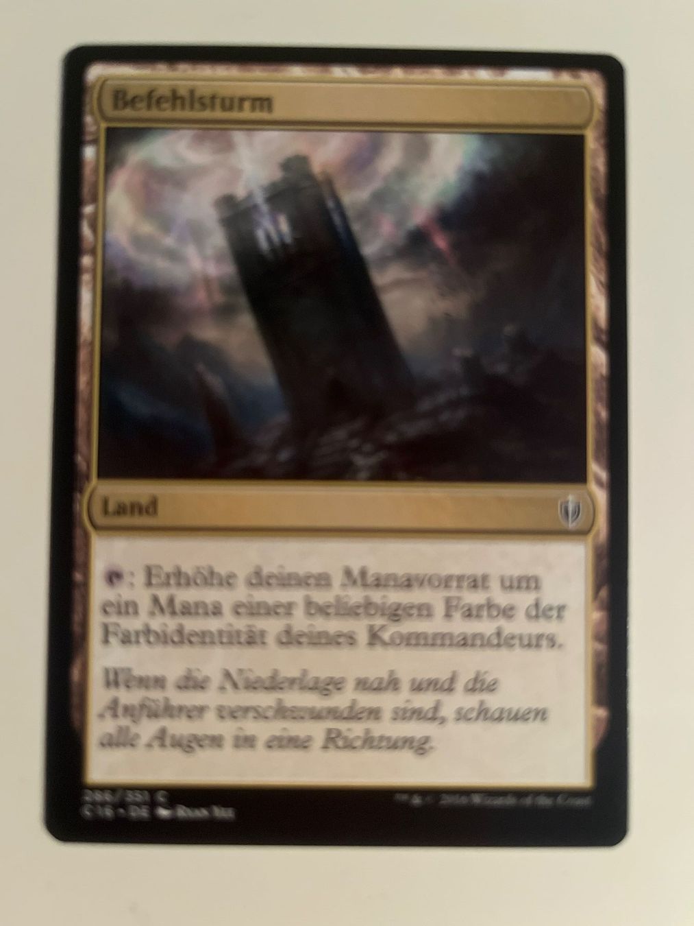 Magic The Gathering Sammelbilder & Trading cards: 1 x Befehlsturm - Magic: The Gathering - MtG – Gebraucht aus Kriens von Shadi1980