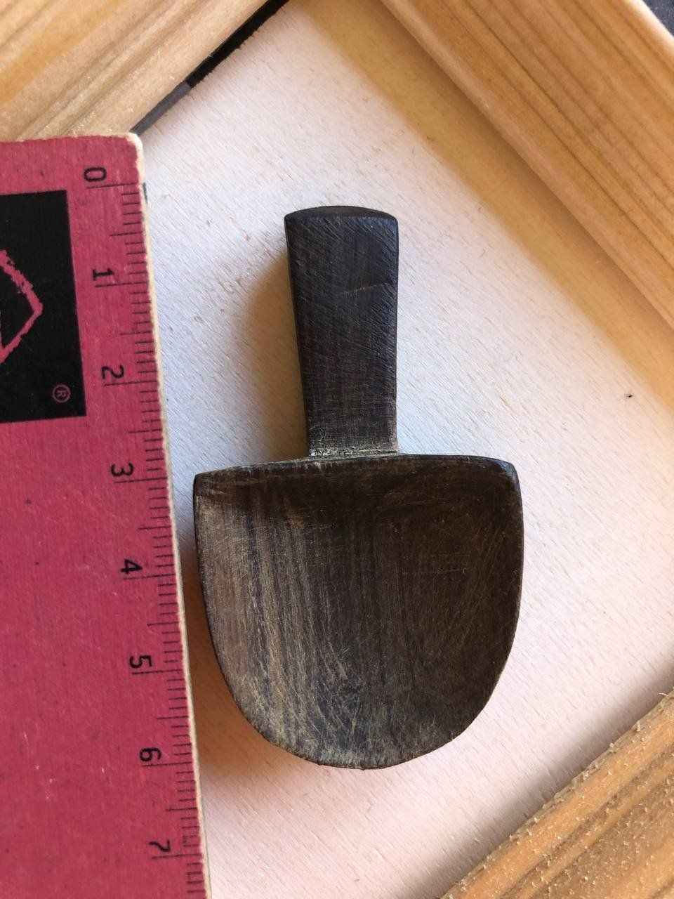 Löffel: Zucker-/Salzlöffel ca.6 cm, Holz – Gebraucht aus Malix von jul_7nhn 4