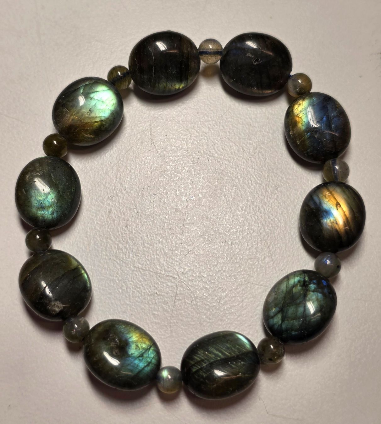 Minerali & Pietre curative: Labradorit Armband E – Nuovo e nell'imballaggio originale da Matzingen venduto da Shay_Crystalz