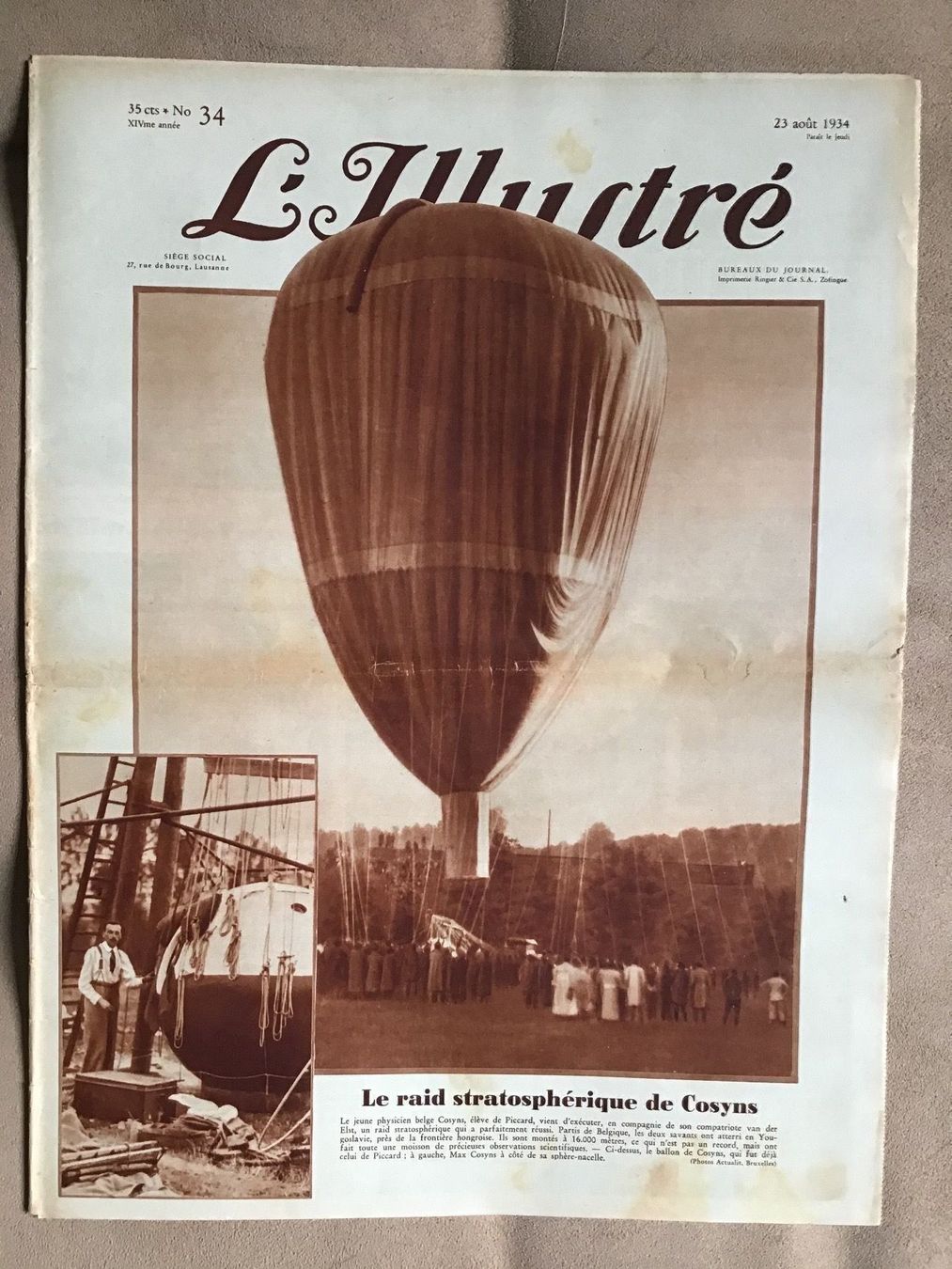 Riviste & Magazine: L’Illustré Cosyns – Usato da Némiaz (Chamoson) venduto da Patoshi
