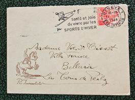SUISSE - lettre Pro Juventute Genève, 1948 - à voir !