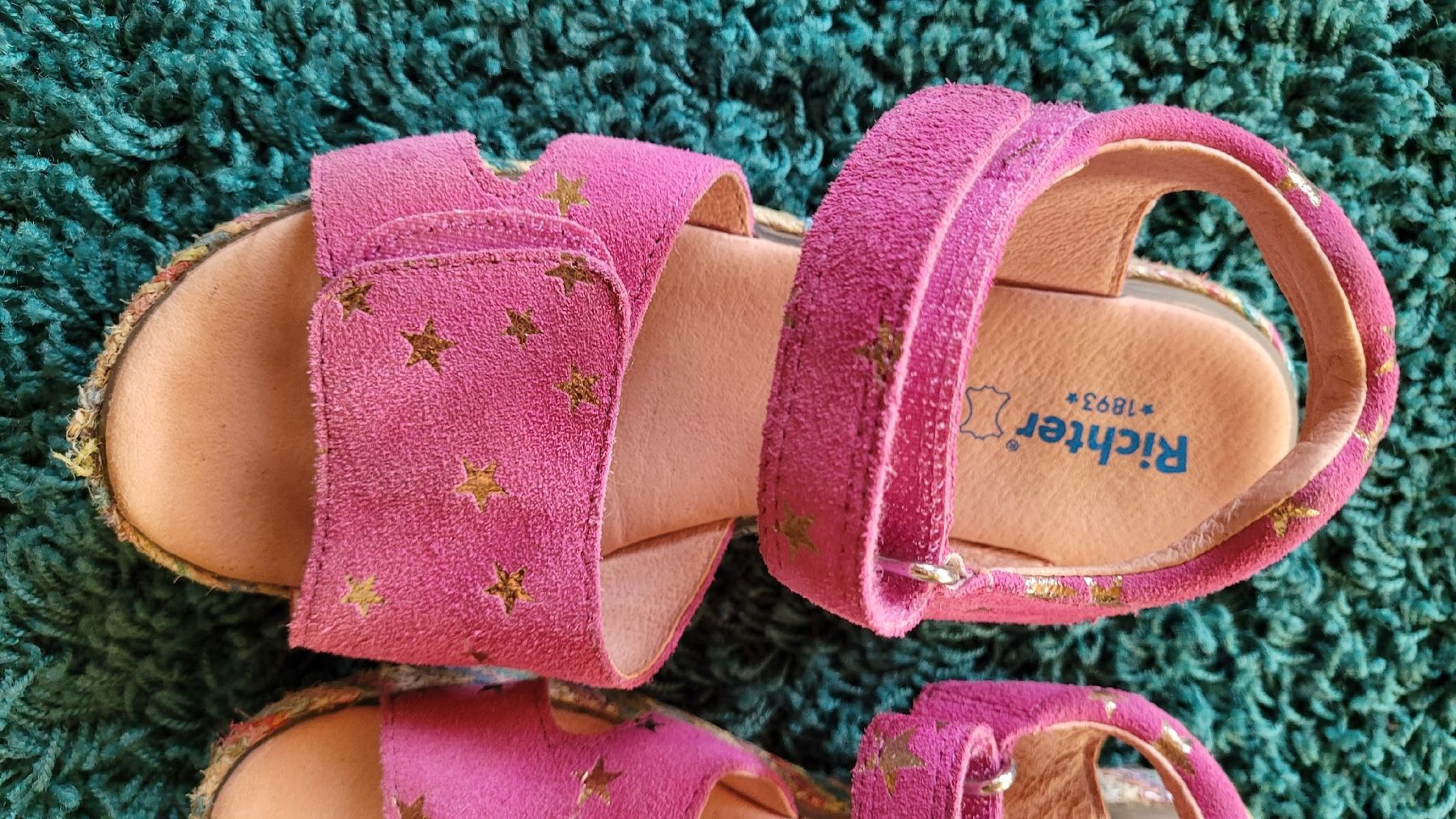 Schuhe für Mädchen: Richter Mädchen Leder Sandalen Gr. 33 – Gebraucht aus Warth von aussieaussie 3