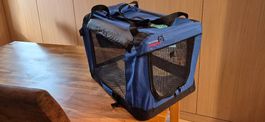Dogidogs Dogi-Kennel deLuxe M  Faltbare Hundebox Blau