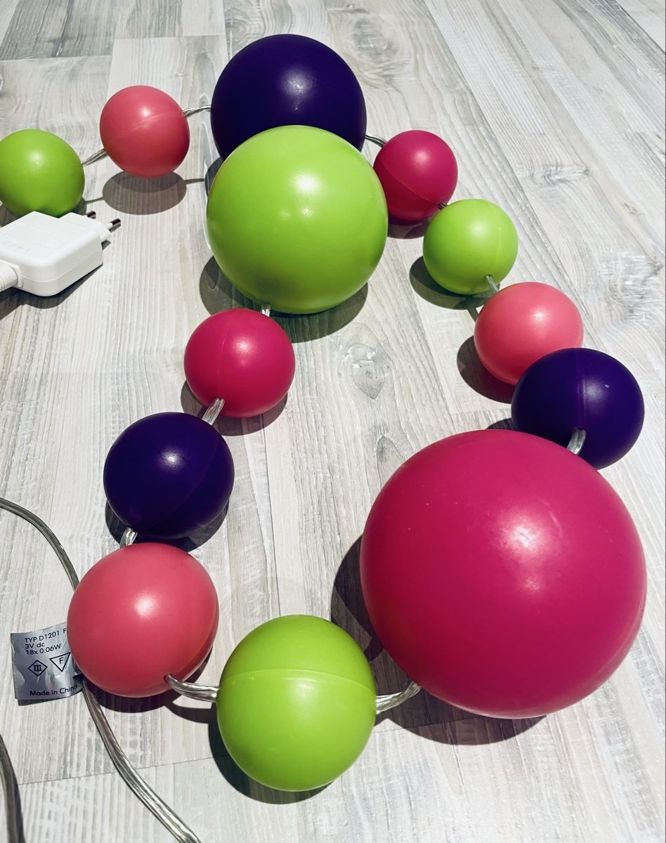 Ikea Finfin Lampe Lichterkette Kugeln 2x (Gebraucht) in Hellikon für CHF 25 – mit Lieferung auf Ricardo kaufen