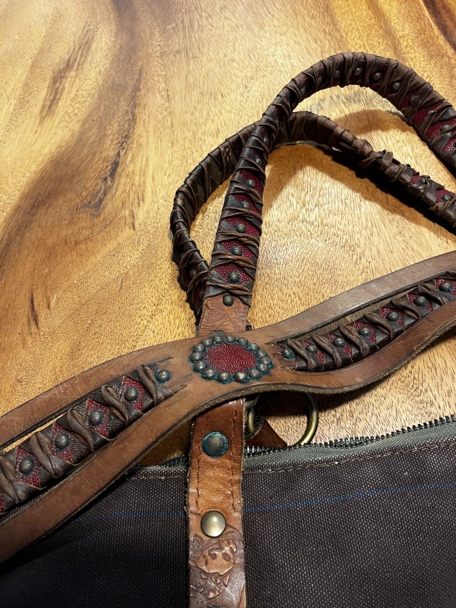 Taschen: Weekender, Tasche, Vintage Look, Dunes Artisan – Gebraucht aus Rämismühle von BikertinuZH 3