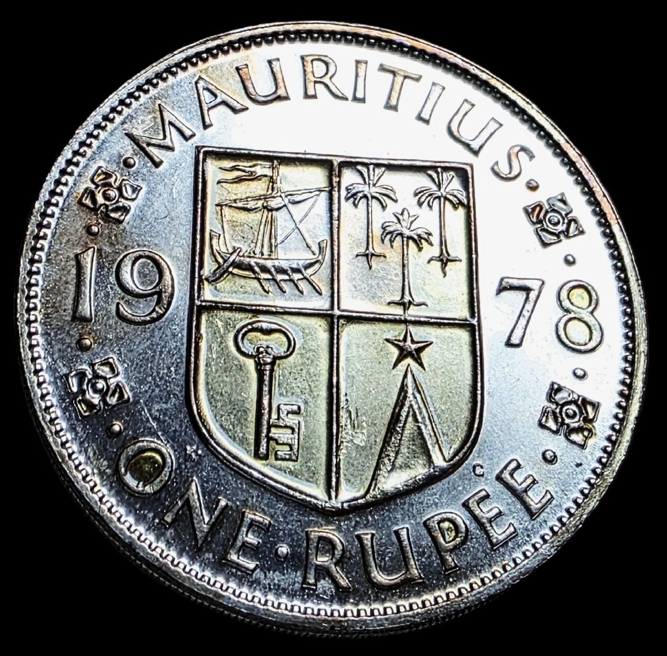 Toutes les monnaies: MAURITIUS ONE RUPEE 1978 – D'occasion à winterthur par CoinPassion