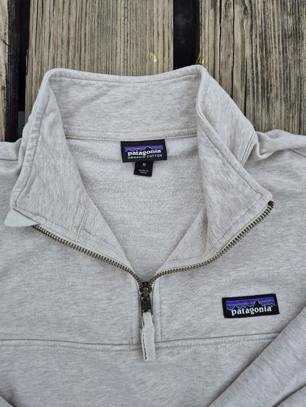 Patagonia Maglioni & Felpe: Patagonia Quarter Zip Pullover beige – Usato da Zürich venduto da Loboso 1