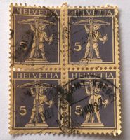 4 er Block Nr.157 mit Stempel Tellknabe   