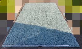 Grosser Teppich Shaggy Rug Light Slate Blue 240x305 cm 