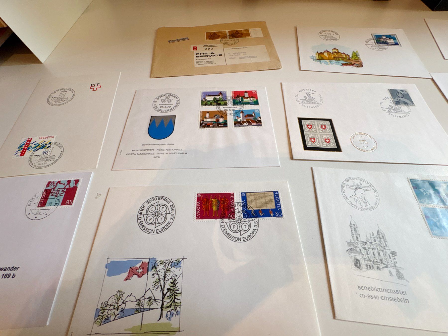Tutti i francobolli: FDC LOT HELVETIA – Usato da Riva san vitale venduto da abd_p86k 4