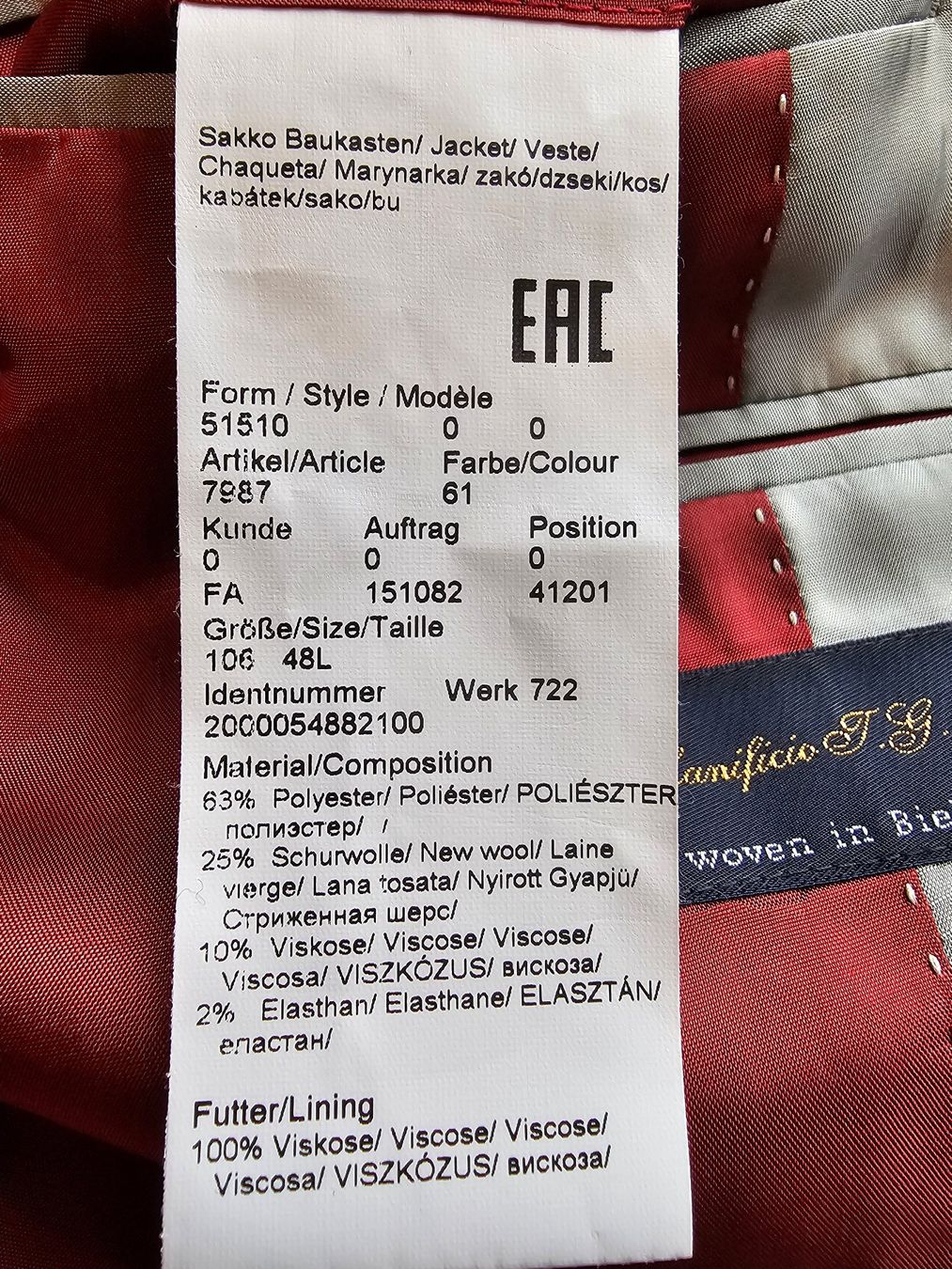 Daniel Hechter Completi: Anzug Daniel Hechter Gr. 106 – Usato da Zürich venduto da Zurich_M 3