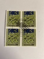 Timbres Pro Juventute 1993 oblitérés 4 pièces