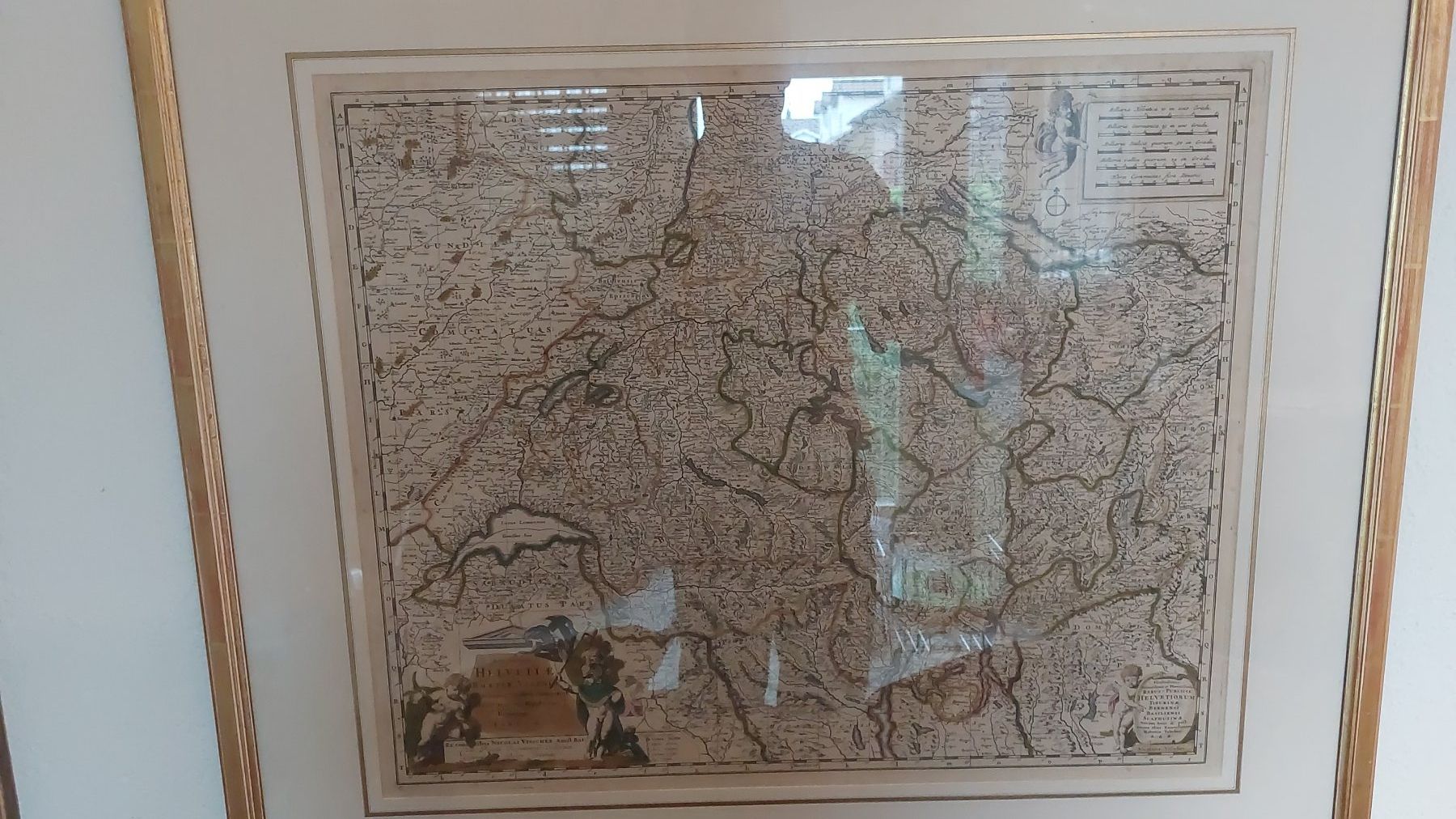 Foto & Immagini: Wandbilder Landkarten antik – Usato da Teufen ZH venduto da StanTeufen
