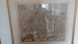 Wandbilder Landkarten antik