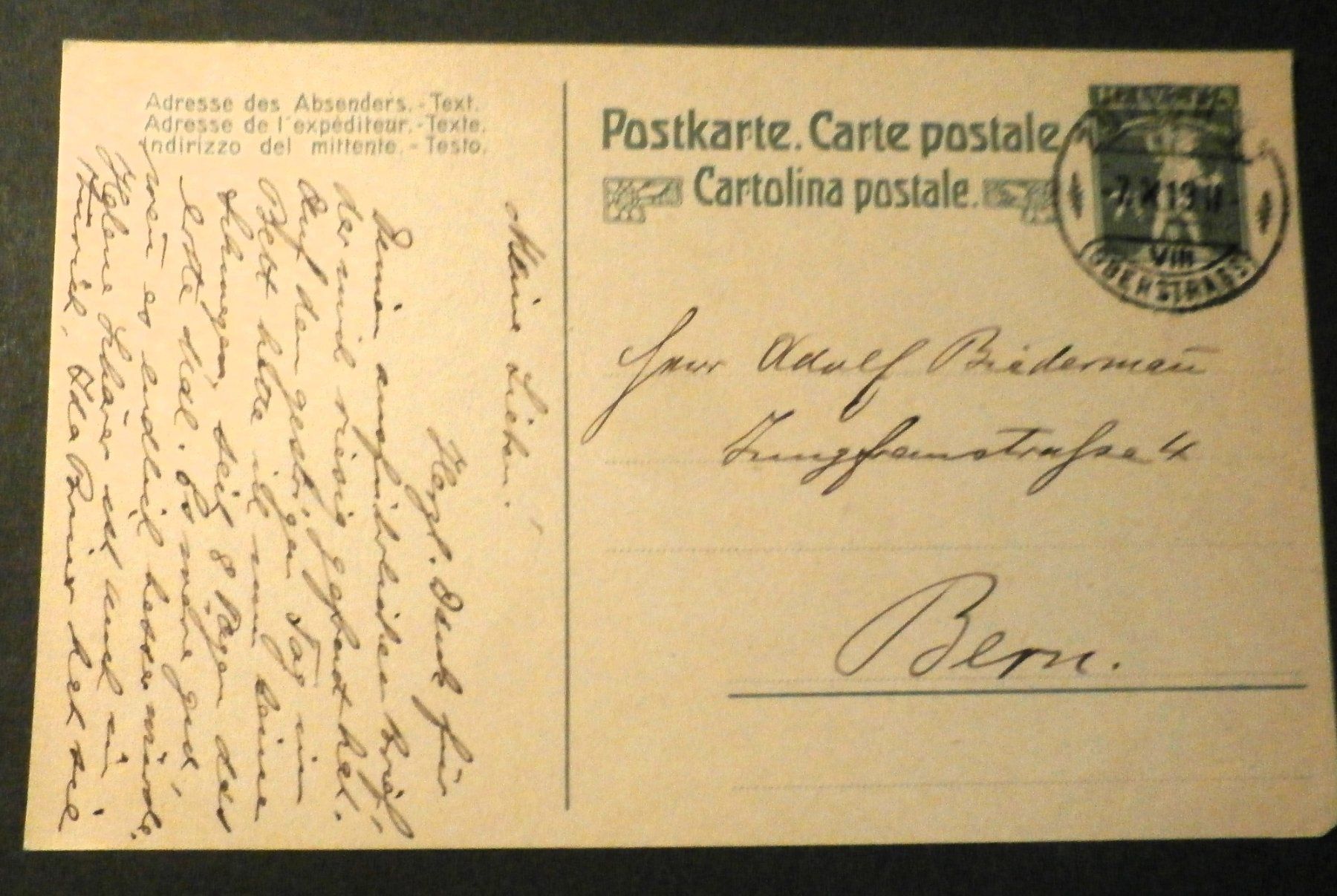 Tutti i francobolli: CH alte Postkarte – Usato da Kehrsatz venduto da Bernherb2 1