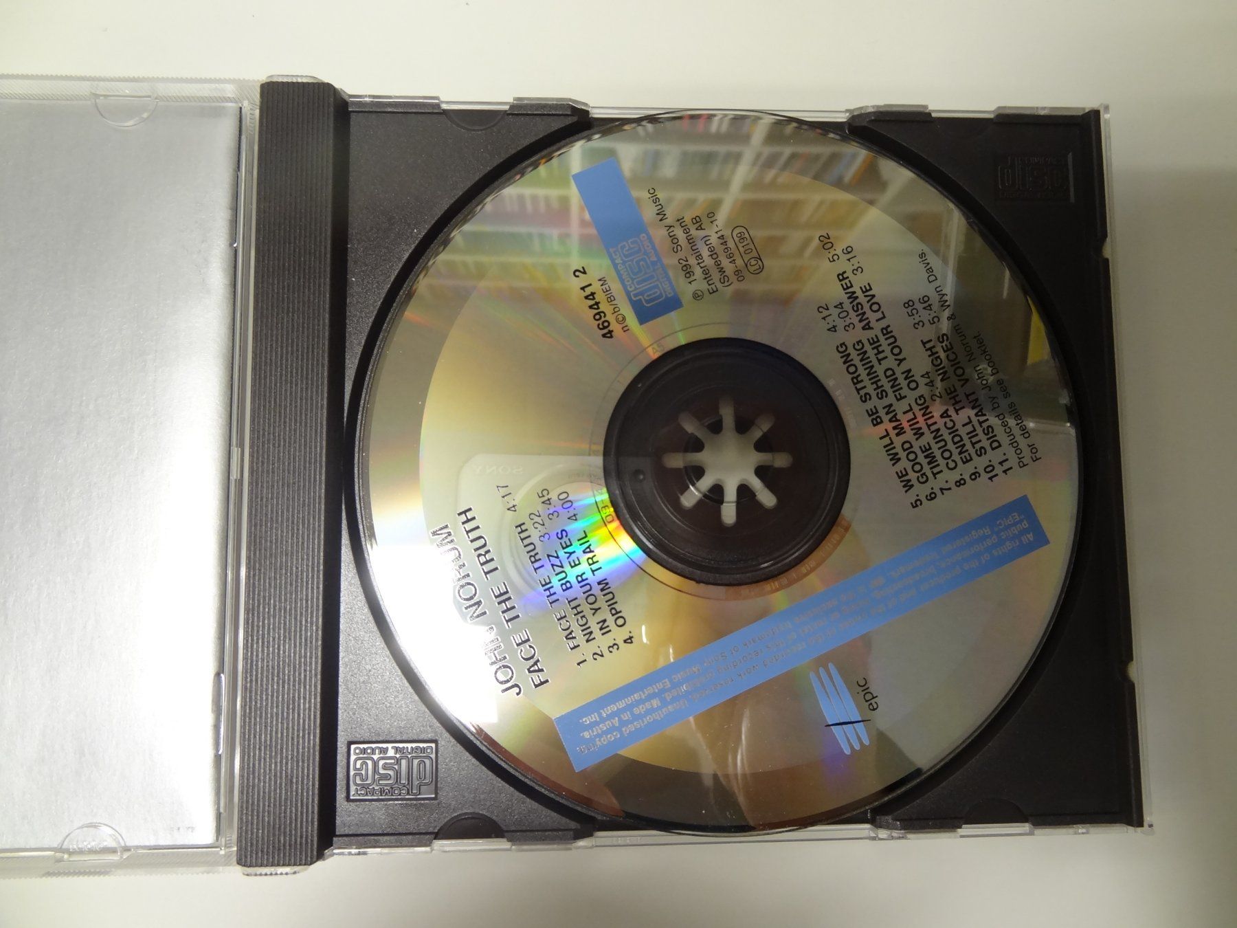 CDs: John Norum - Face The Truth (CD) – Gebraucht aus luzern von musicandart 2