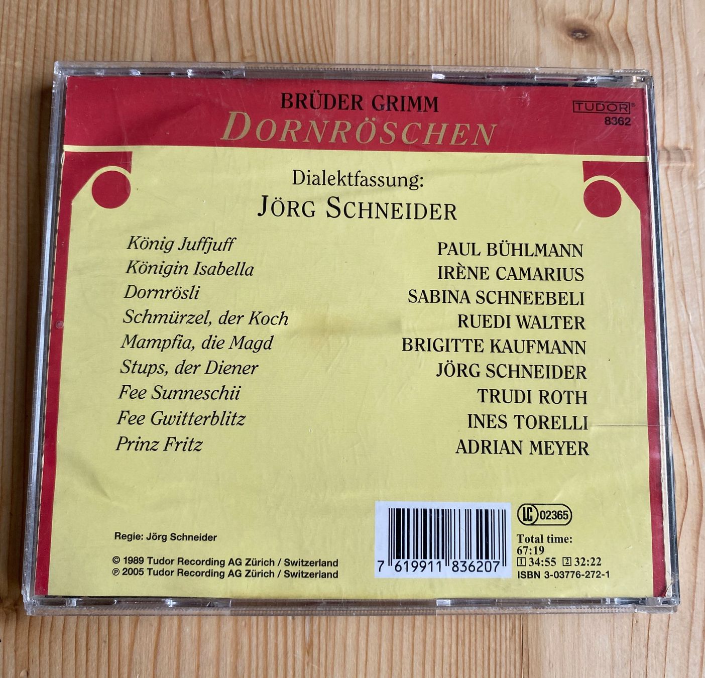 CD: Dornröschen: Dialektfassung v. Jörg Schneider – Usato da Weinfelden venduto da Cheyenne21 1