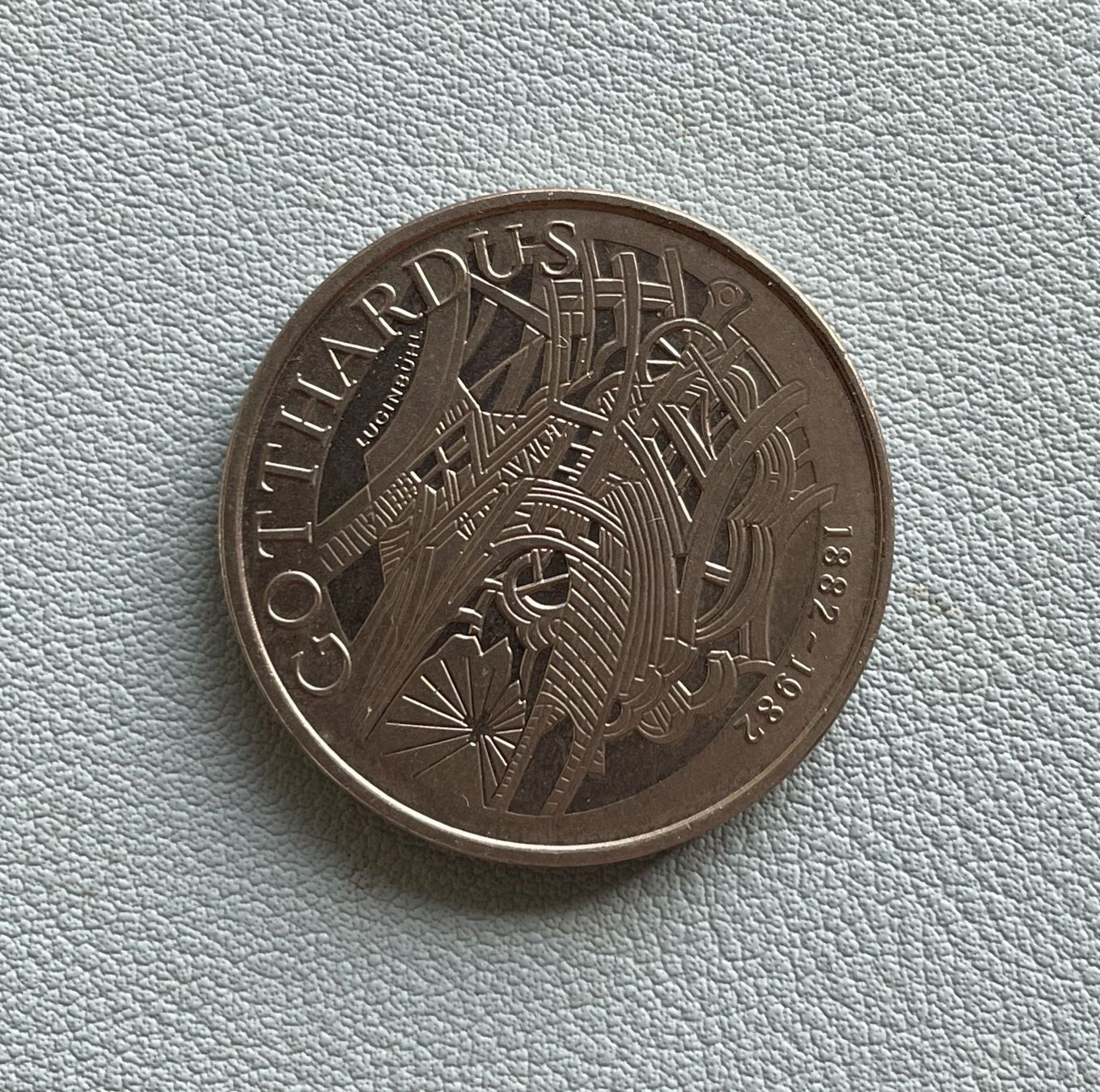 Tutti le monete: 5 Franken 1982 Gotthardbahn – Nuovo (secondo la descrizione) da Eggersriet venduto da stamp303 1