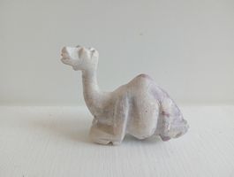Kamel Dekofigur aus Speckstein Stein handgeschnitzt 7 cm