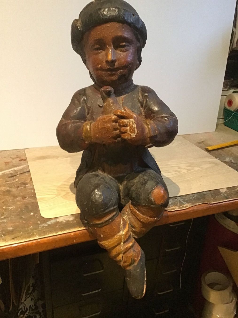 Sculture & Statue: Uralte Gescnitzte Knaben Skulptur – Usato da St. Gallen venduto da Goldlilly 2