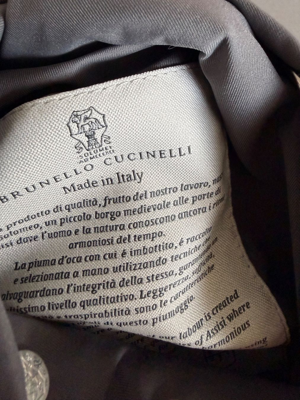 Brunello Cucinelli Gilet & Giacche: Brunello Cucinelli Herren Wend-Steppweste Grau/Rot – Usato da Oberwil b. Zug venduto da hallihallo12 9