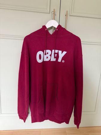 OBEY (Kapuzen)Pullover/Hoodie bordeaux-rot