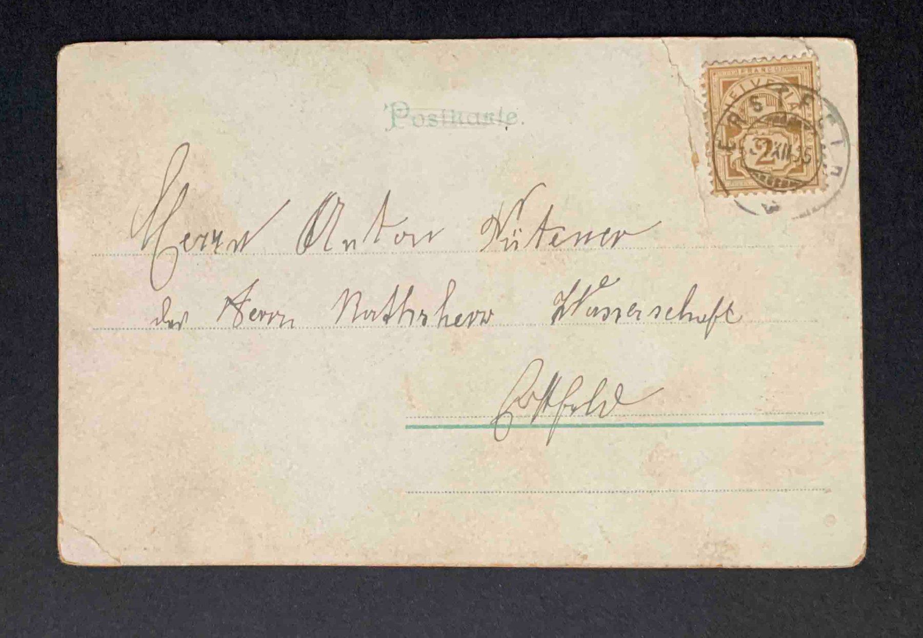 Cartoline postali: AK Ach Rudi Stempel Erstfeld – Usato da Goldau venduto da Balkonia09 1