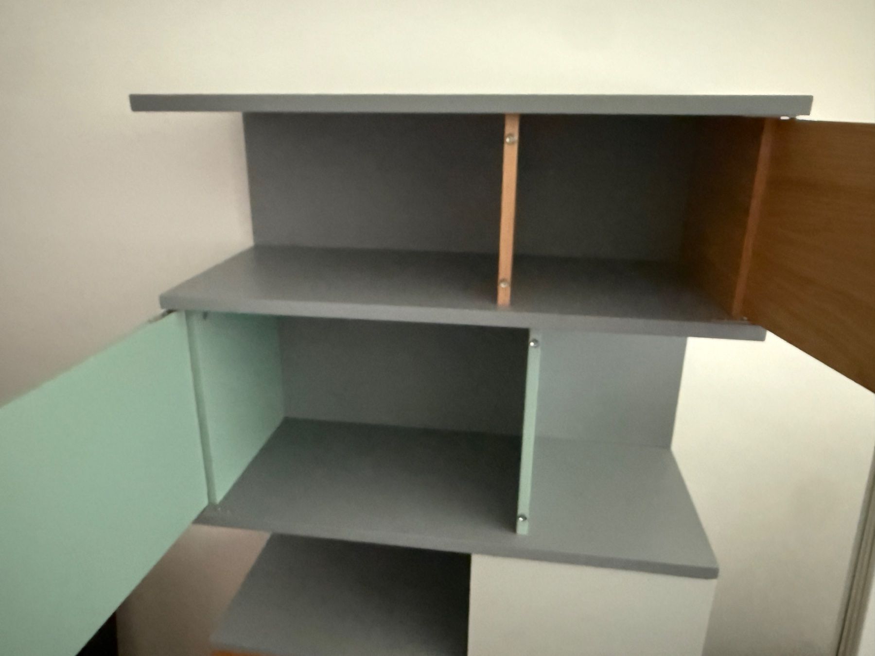 Étagères: Fowler Bücherregal, Esche und Graugrün – D'occasion à Rorschacherberg par cpl_2257 2