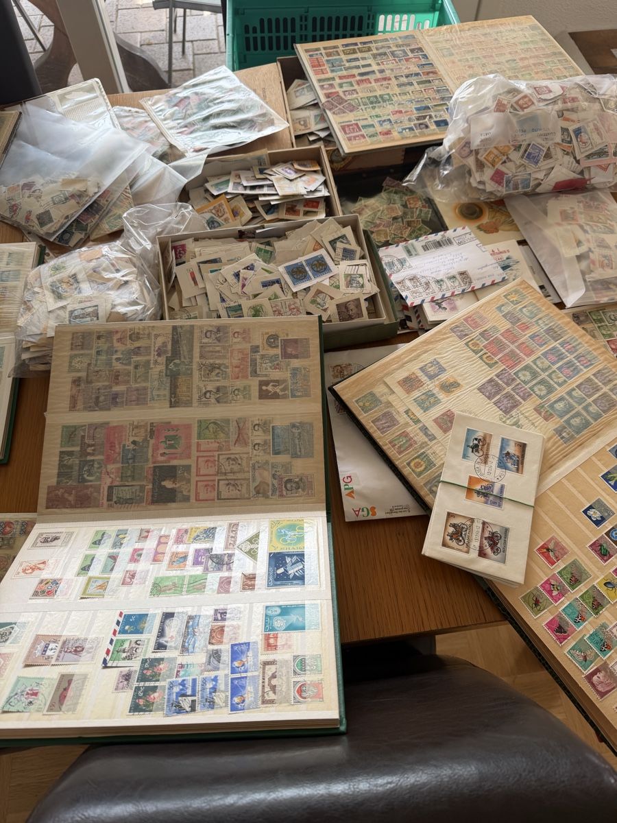 Tutti i francobolli: Briefmarken Sammlung Alben  – Usato da Zuzwil SG venduto da Moriroya 1