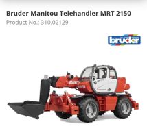 Wie neu -Bruder Manitou Telehandler MRT 2150 mit Zusatzpaket