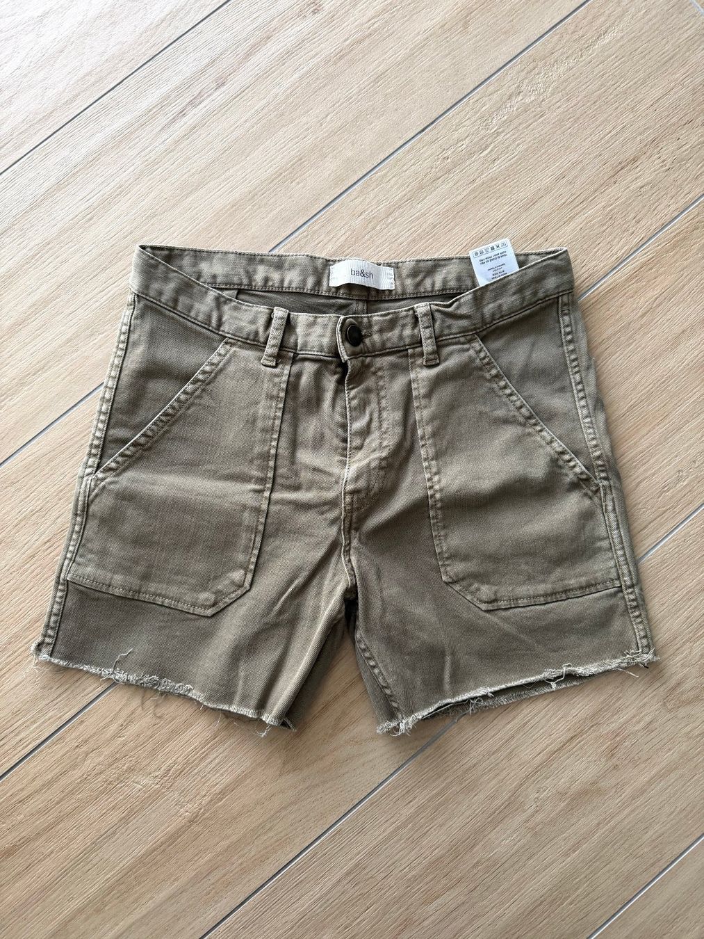 Ba&Sh Jeans: Short BA&SH en jeans Kaki – Usato da La conversion venduto da Repio
