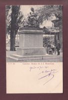 GENEVE - Statue Rousseau - Animation - 1904