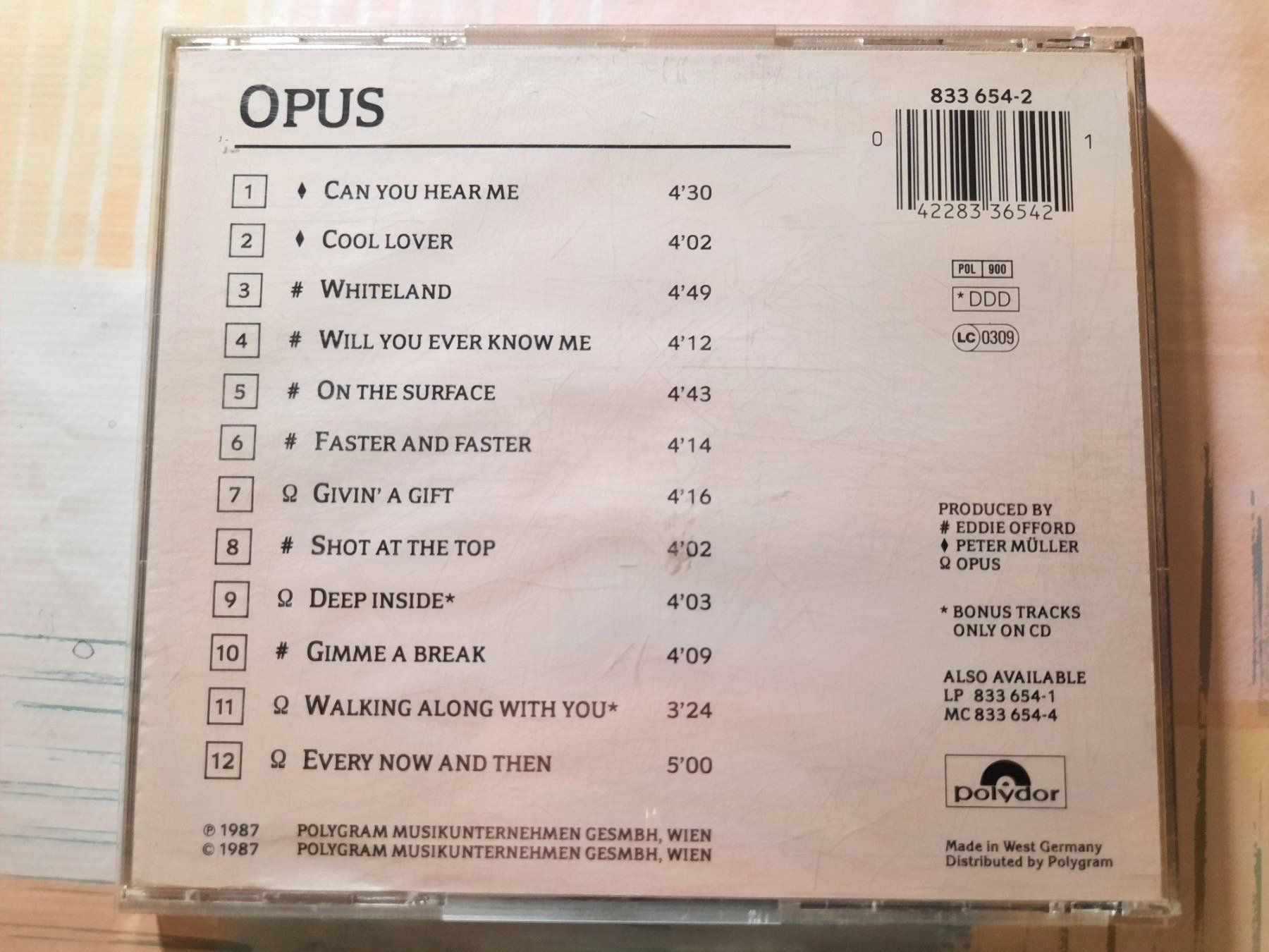 CD: Cd Opus - Opus – Usato da Pully venduto da bro_n52j 1