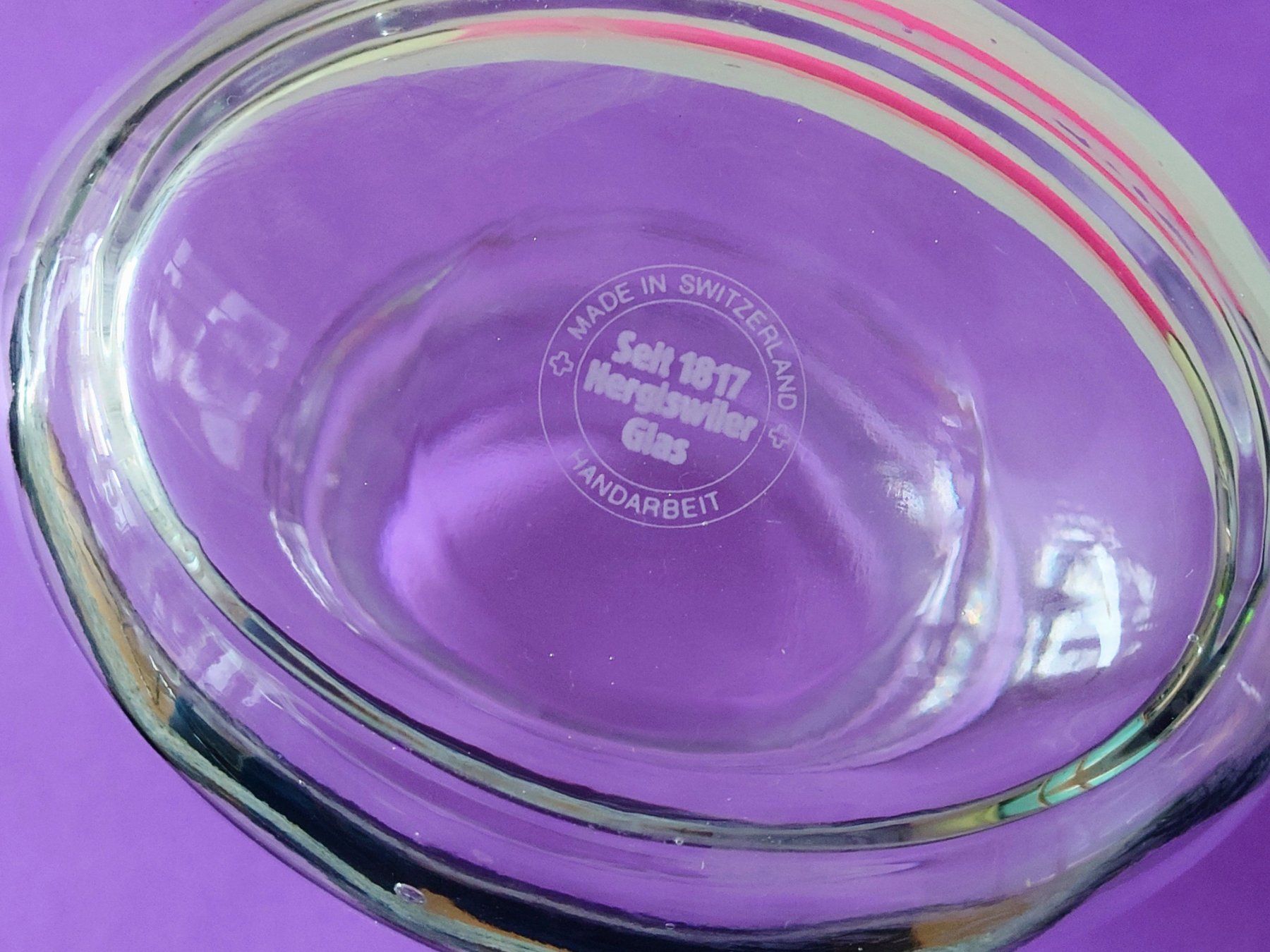 Glasi Hergiswil Caraffe: ZWEI  GLAS KARAFFEN – Usato da Pfäffikon SZ venduto da truek 3