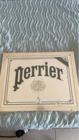 Cadre miroir Perrier vintage avec inscription IMPORTE