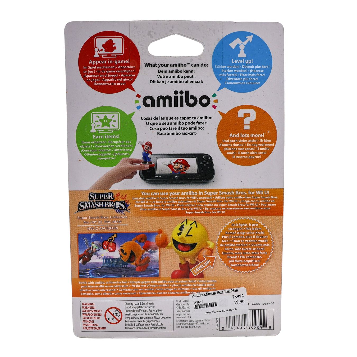 Statuette: Pac-Man Amiibo - NEW – Nuovo e nell'imballaggio originale da Paudex venduto da dindeboy 1