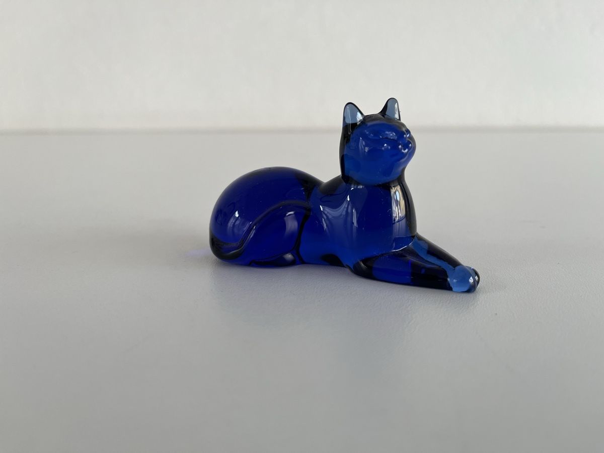 Franklin Mint Statuette: Katze / Franklin Mint / Glas – Usato da Wetzikon ZH venduto da seli03 1