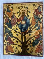 Große Ikone, Christus und die 12 Apostel, aus Meteora