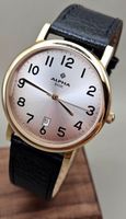 Unisex Uhr Alpha Basic , Gut erhaltene Goldfarben