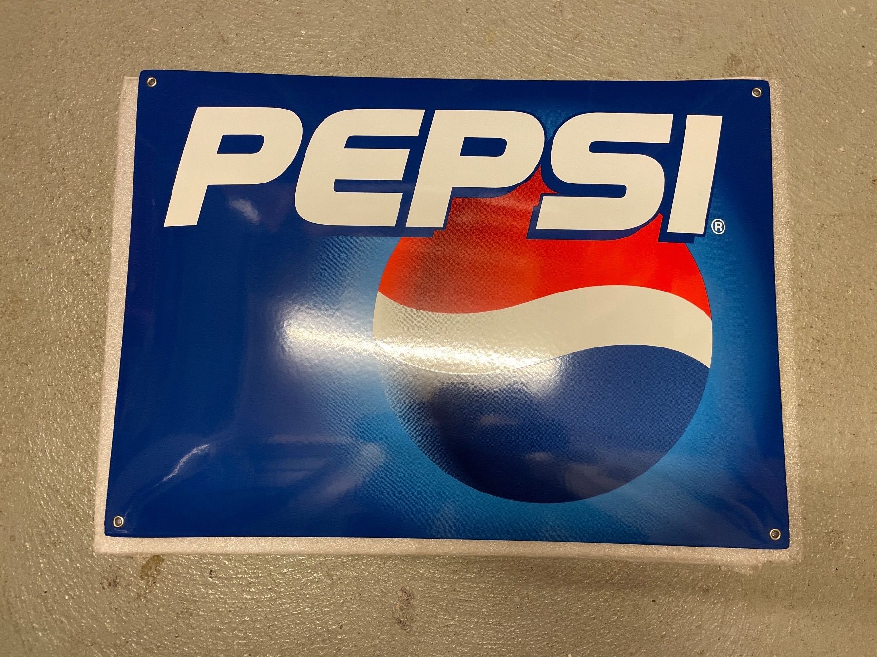 Pepsi Insegne: Vintage Pepsi Emailschild ca. 1980 – Usato da Winterthur venduto da cheerio97 1