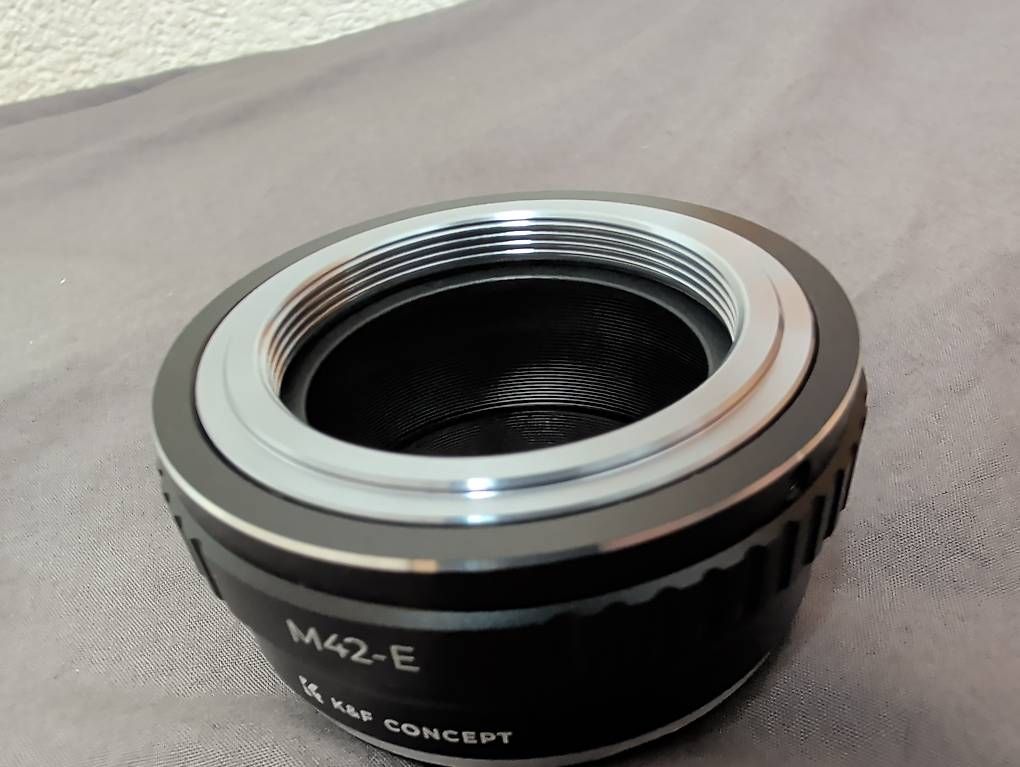 Adattatori foto: Adaptateur objectif M42 à caméra Sony E – Usato da Collombey venduto da dan_kf9j 3