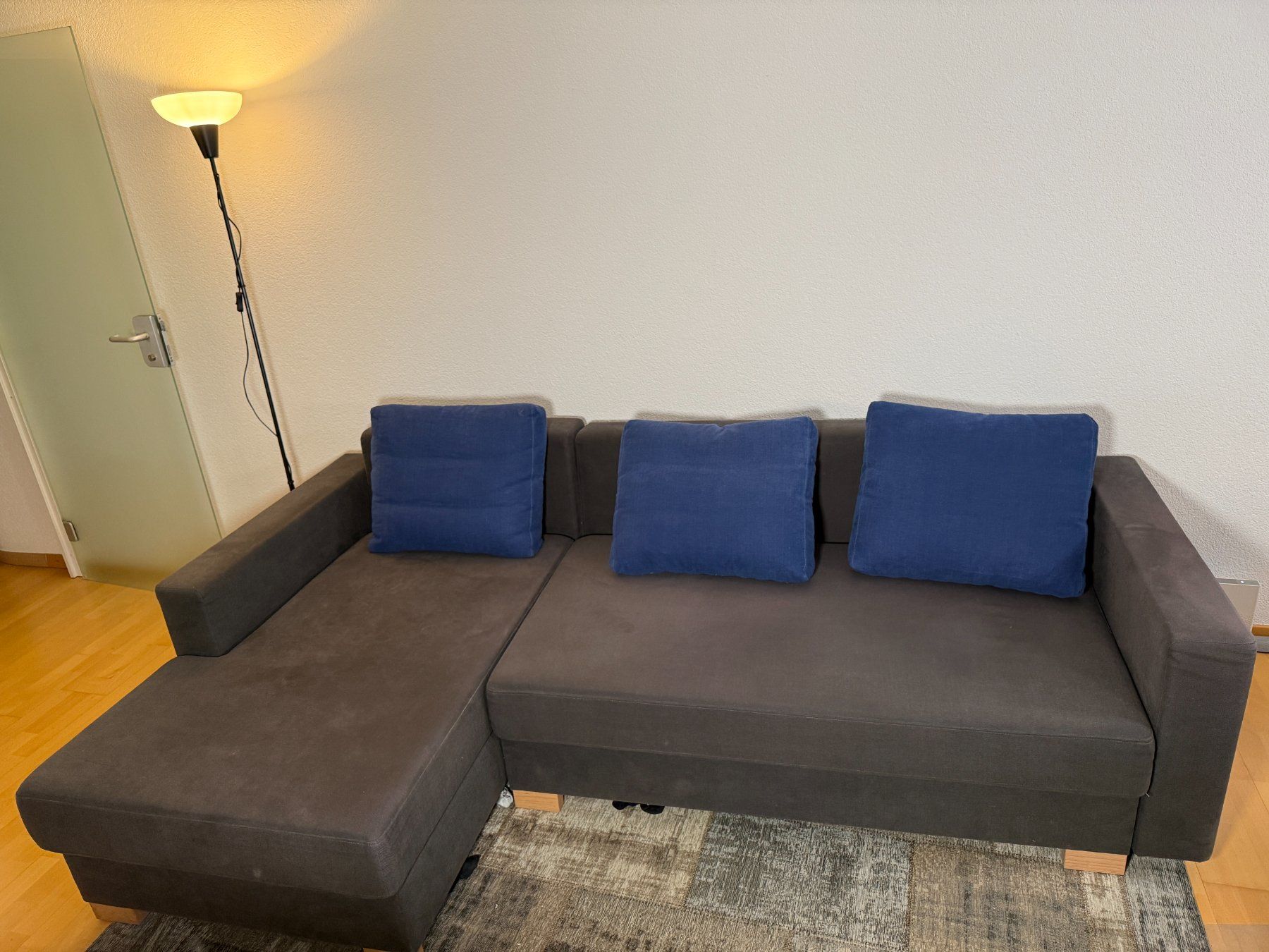 Allnatura Sofas: Allnatura Schlafsofa Loop, Recamiere links, anthrazit – Gebraucht aus Zürich von jan_t5gx