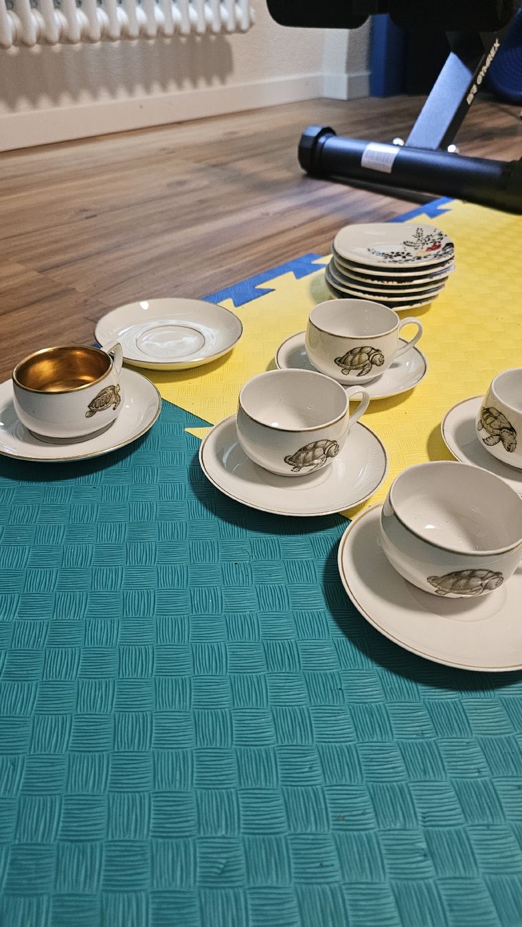 Services de table: Kaffeetassen mit Unterteller gebraucht – D'occasion à Teufenthal AG par 313theDuck 1