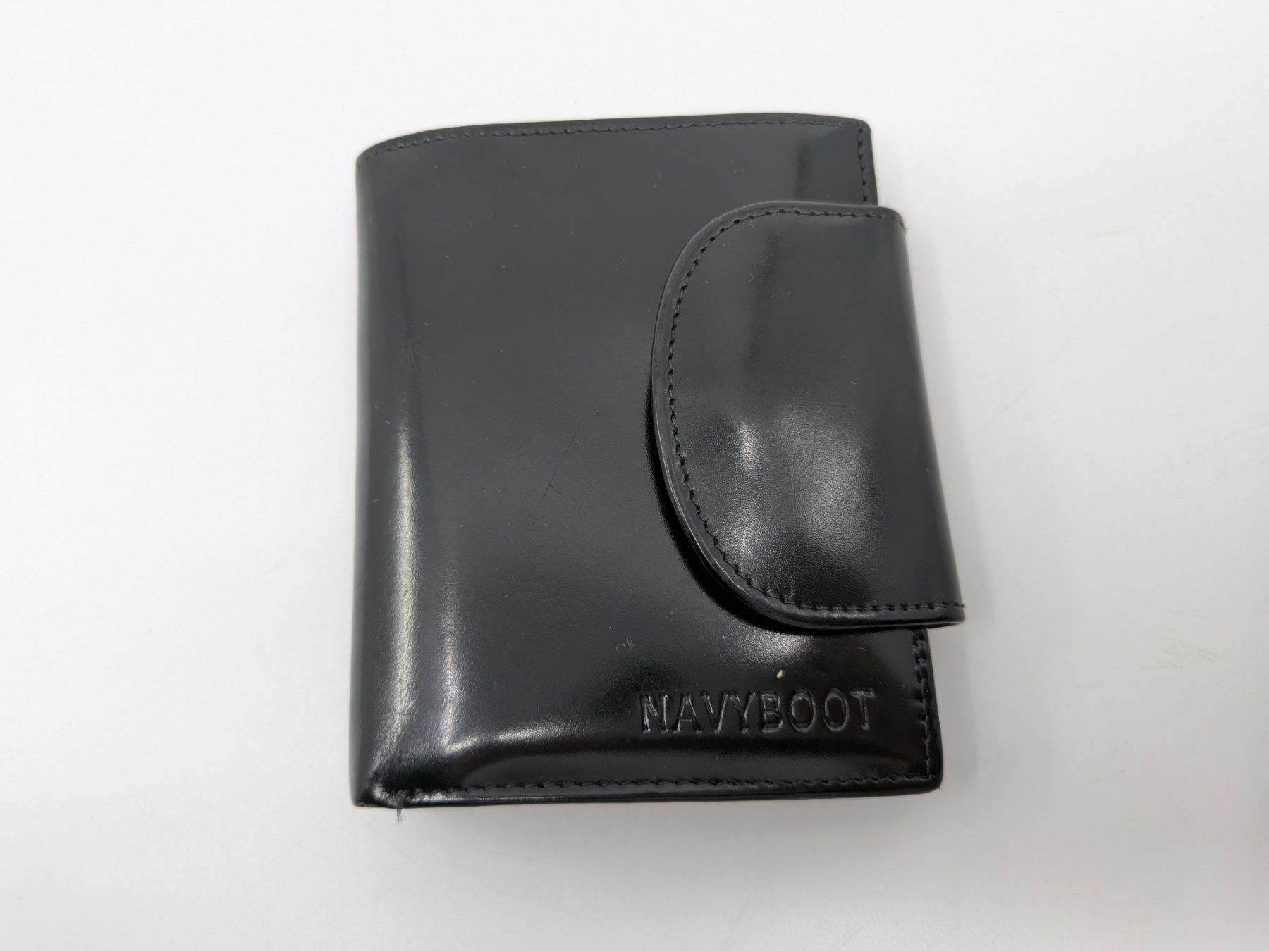 Navyboot Portamonete: Navyboot Portemonnaie Leder schwarz – Usato da Emmen venduto da magelan